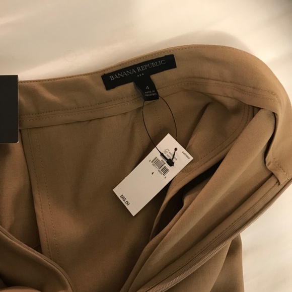 Banana Republic Tan Skirt size 4 - Picture 4 of 5
